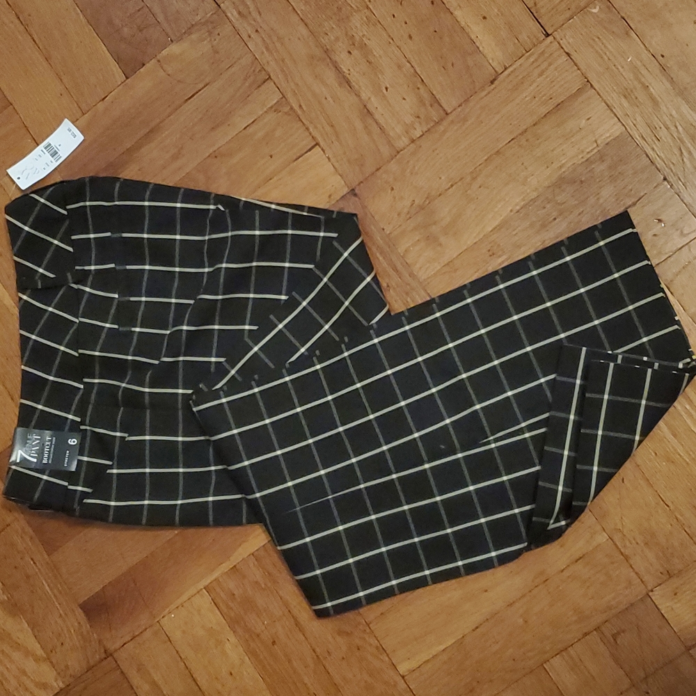 [Item 88] NYC  7th Ave black and yellow pants
